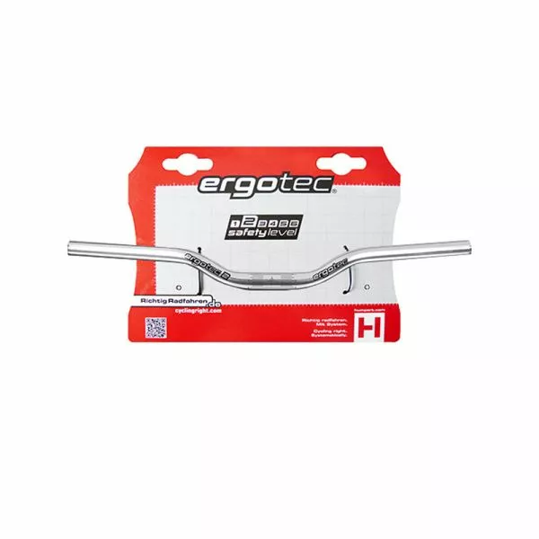 Ergotec Fixie Riser-styr (ø25,4mm | Sølv) 3 Ergotec Fixie Riser-styr (ø25,4mm | Sølv)