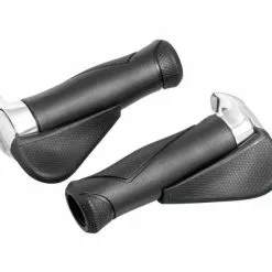 Ergotec AKS10 MTB-cykelgreb (130/87mm | Sort / Sølv)