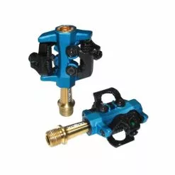 Accell Xpedo Clipless CXR Pro Cykelpedal (blå / Guld 9/16")