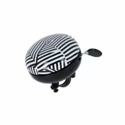 XLC DD-M09 Cykelklokke (ø83mm | Striber Sort / Hvid)