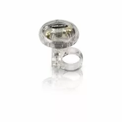 XLC DD-M12 Cykelklokke (ø36mm | Sølv Gennemsigtig)