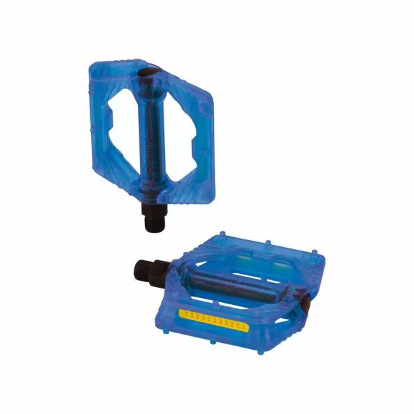 XLC: PD-M16 BMX/Freeride Platform Pedals Blue Transparent 3 XLC: PD-M16 BMX/Freeride Platform Pedals Blue Transparent
